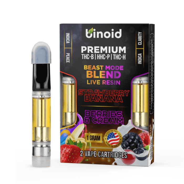 Buy Beast Mode Blend Live Resin Cartridge Spain, 2 Pack Combo, Best live resin vape cart for sale Italy, Buy thcb vape carts online Madrid, Rome, Naples.